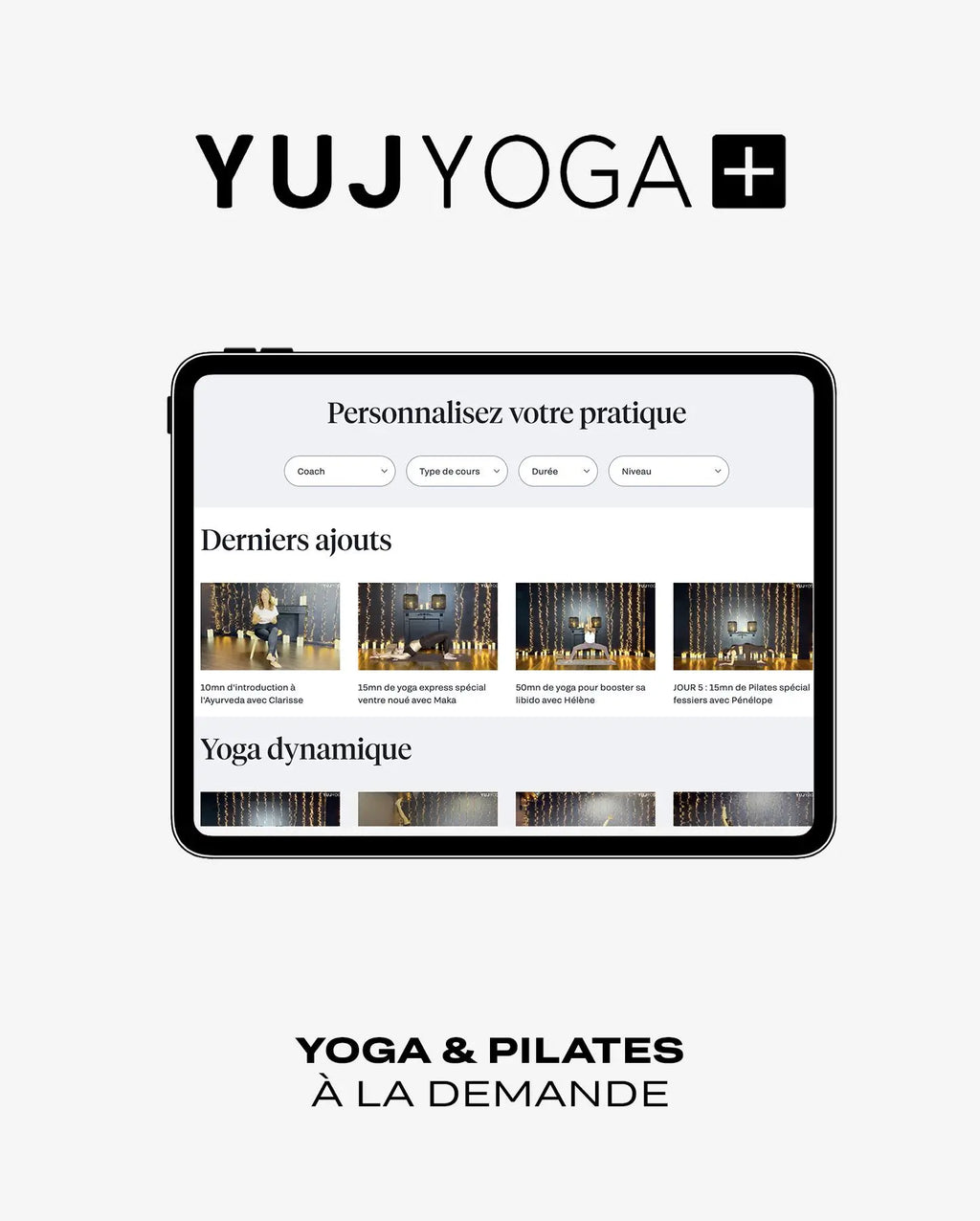 Abonnement YUJ YOGA + YUJ Paris Store