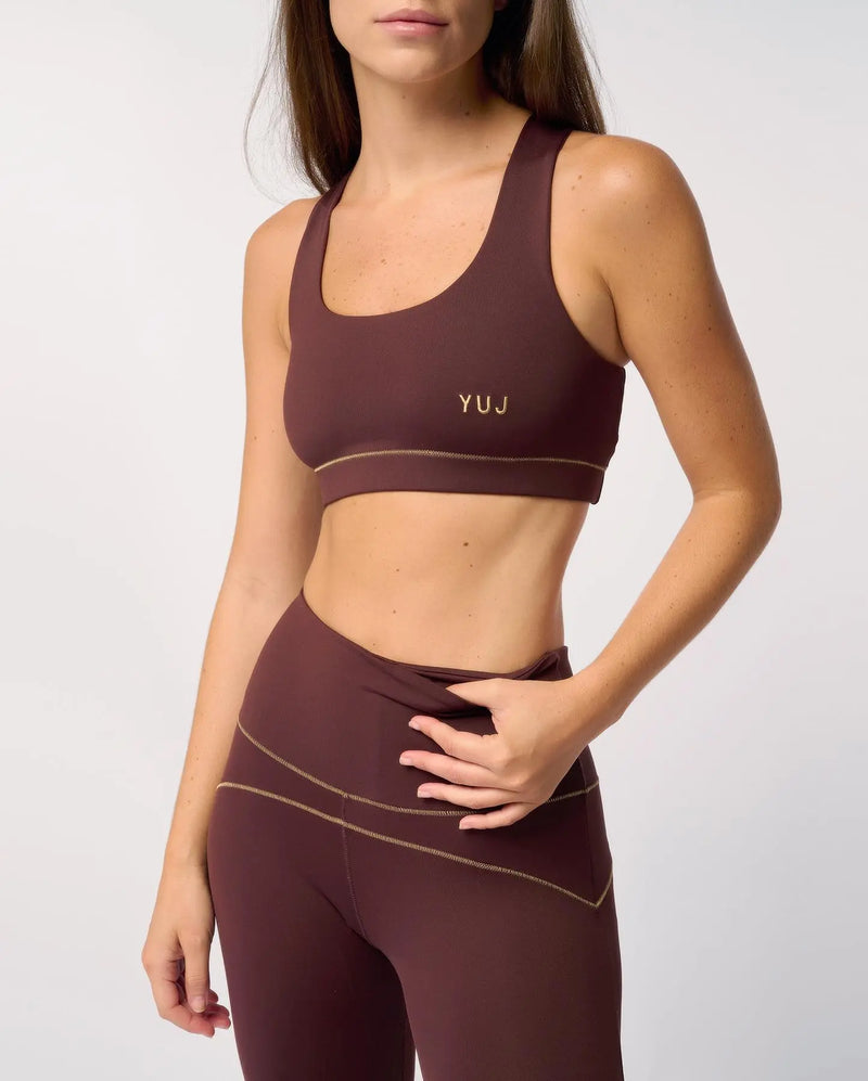 Brassière de yoga Brown BANDHA YUJ - Maison de pleine conscience