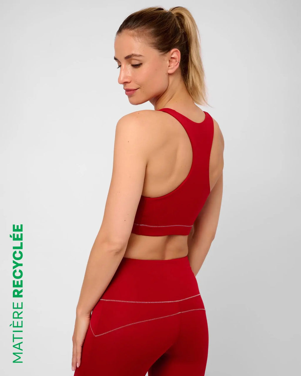 Brassière de yoga rouge BANDHA YUJ - Maison de pleine conscience