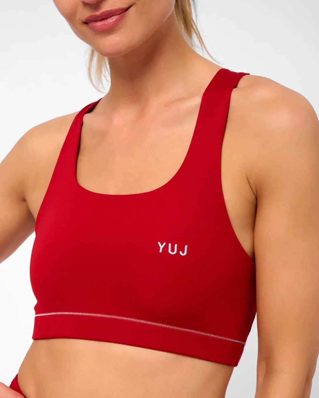 Brassière de yoga rouge BANDHA YUJ - Maison de pleine conscience