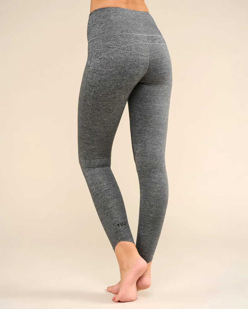 Legging de yoga gris chiné MANIPURA YUJ Paris