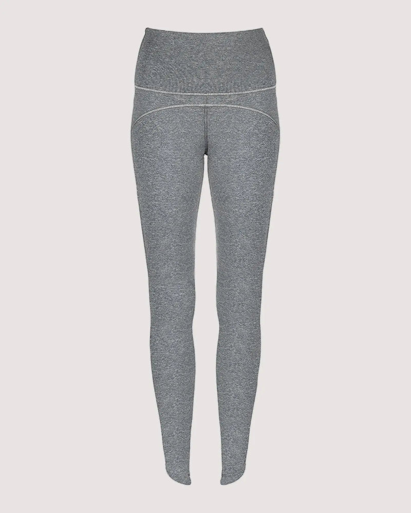 Legging de yoga gris chiné MANIPURA YUJ Paris