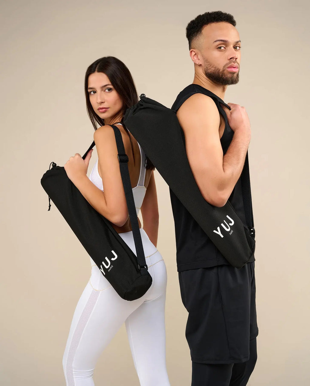 Sac à tapis de yoga en coton YUJ Paris