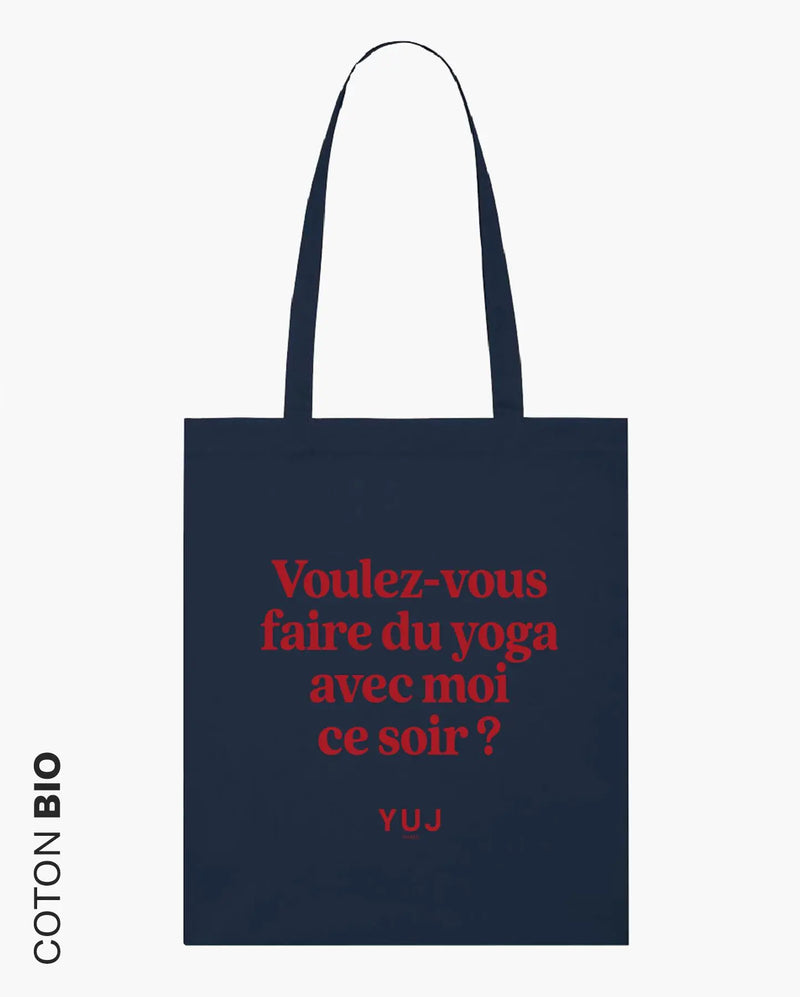 Shopping bag en coton VOULEZ-VOUS ? YUJ - Maison de pleine conscience