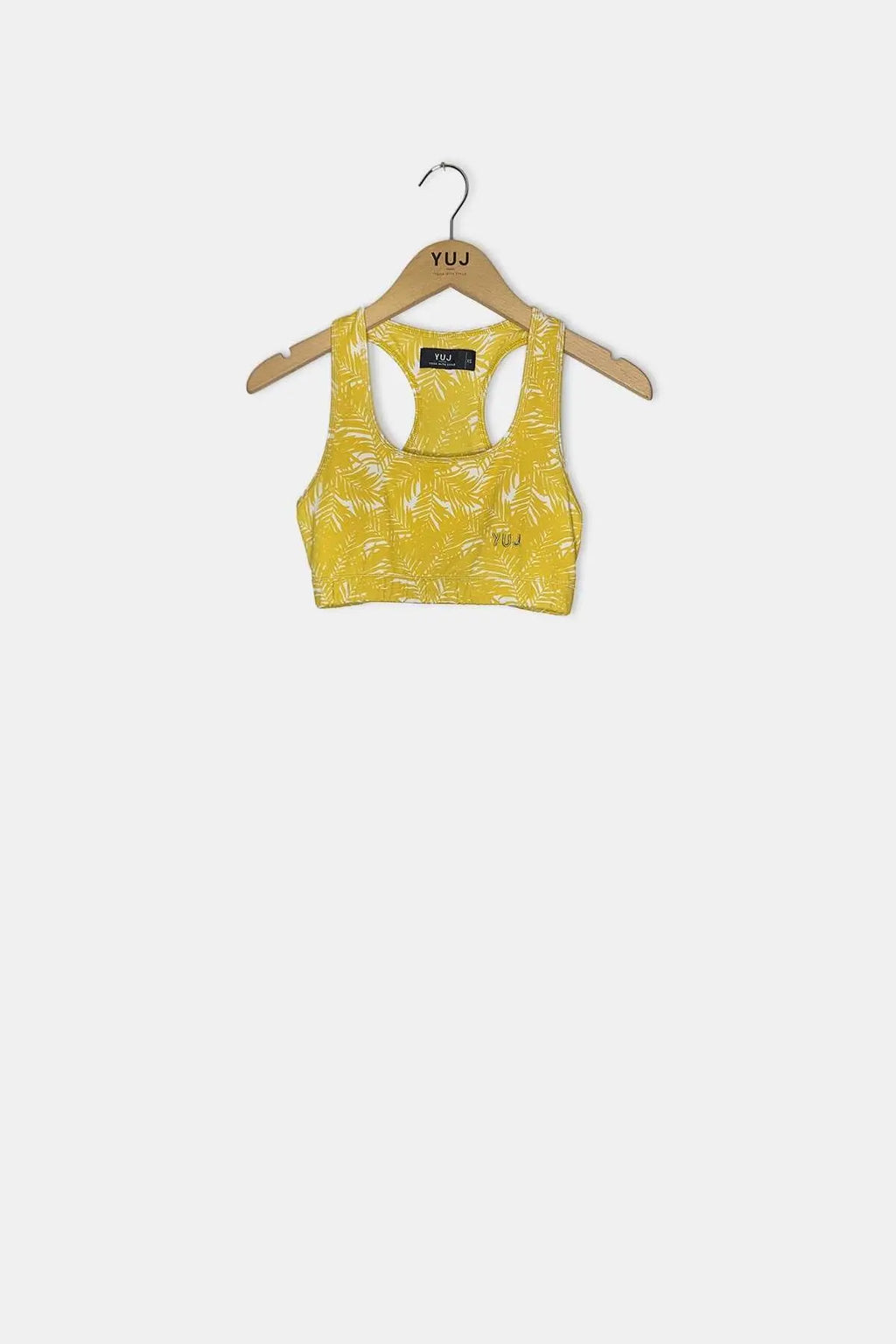 # Brassière PALM JAUNE // Taille XS YUJ Paris