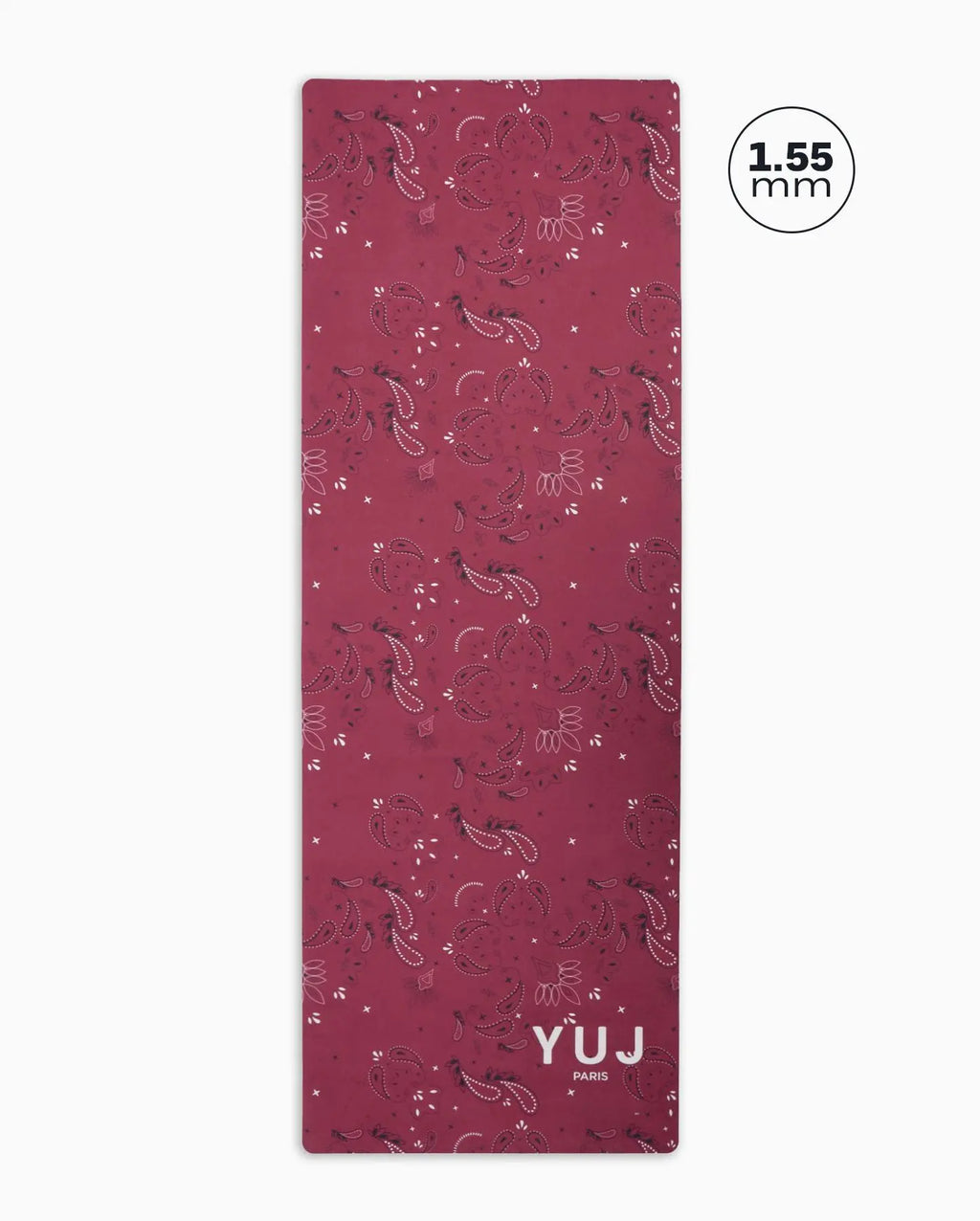 Tapis de yoga BANDANA RED - 1.55mm YUJ Paris