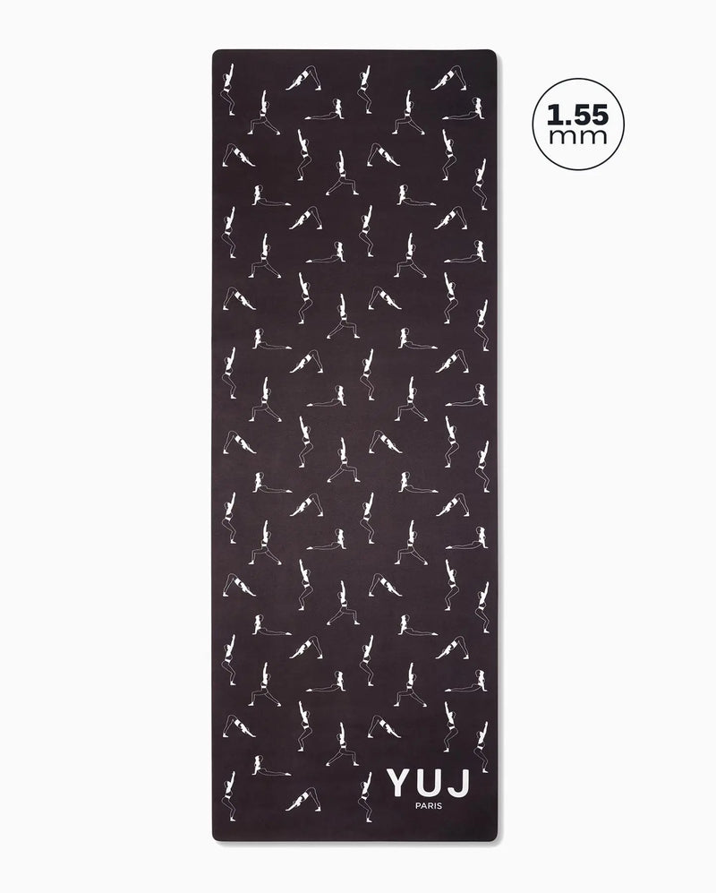 Tapis de yoga YOGINI Black - 1.55mm YUJ Paris