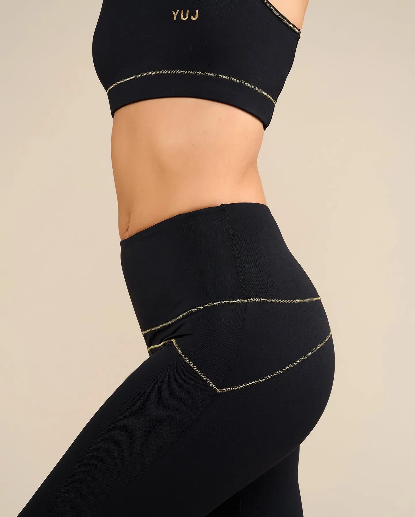 Gold yoga leggings best sale